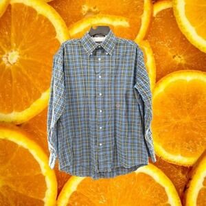 Tommy Hilfiger Plaid Shirt with‎ Embroidered Logo 100% Cotton